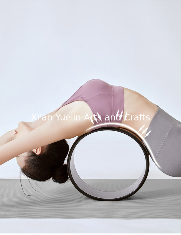ABS Cork Yoga Wheel Pilates Training Stretch Back Bends Improve